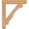 Ekena Millwork Balboa Craftsman Smooth Bracket w/ Offset Brace, Western Red Cedar, 7 1/2"W x 38"D x 44"H BKT0806X38X44BOA04SWR - alternate 4